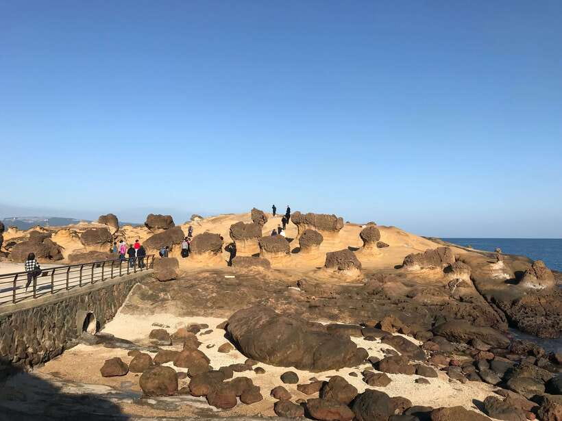 From Taipei: Private Scenic Tour to Jiufen, Yehliu & Pingxi - Shifen Waterfall and the walk to the viewing area