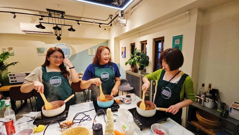Taipei: Cooking Class & Market Adventure Historic Dadaocheng - The Cooking Is Properly Hands-On