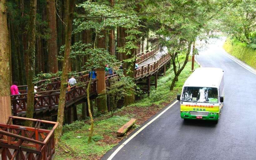 Taiwan: Alishan National Forest Recreation Area E-ticket - Alishan Forest Train and the area’s railway character