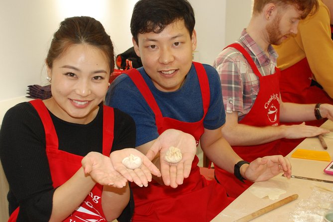 Xiao Long Bao, Chicken vermicelli with mushroom and sesame oil, Tofu strips salad, Bubble milk tea. Taiwan Traditional Delicacies Experience-A (Taipei Cooking Class) - CookingFunTaiwan’s home-style approach