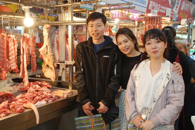 Xiao Long Bao, Chicken vermicelli with mushroom and sesame oil, Tofu strips salad, Bubble milk tea. Taiwan Traditional Delicacies Experience-A (Taipei Cooking Class) - What the three Taipei stops mean
